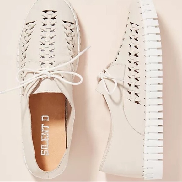 SILENT D ANTHROPOLOGIE LEATHER HUBERT SNEAKERS ✨ LIKE NEW - Picture 8 of 8